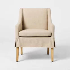 Camas Slipcover Dining Chair Khaki - Threshold™ Designed With Studio McGee
