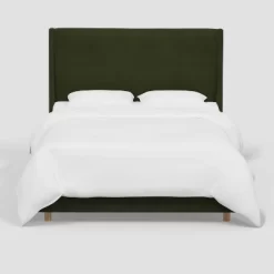 Encino Wingback Bed In Dry Velvet - Threshold™ Designed With Studio McGee